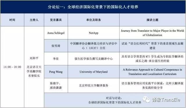 2017年第九屆&ldquo;中國翻譯職業交流大會&rdquo;會議議程